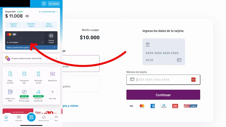 Jugador argentino gestionando depósitos y retiros con Mercado Pago en un casino online