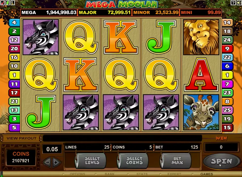 Tipos de jackpot progresivo en un catálogo de tragamonedas online